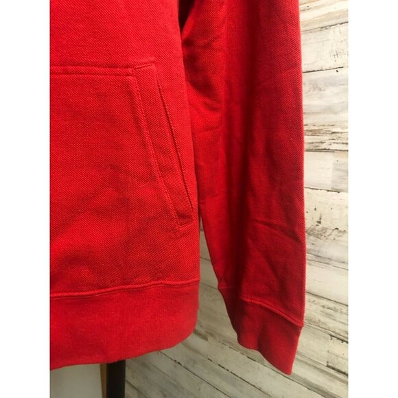 Polo Ralph Lauren Red 1/4 Zip Pullover Sweater XL Cotton Mens Casual Wear - Picture 4 of 6